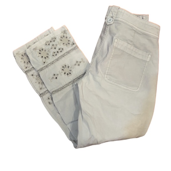 Anthropologie Eyelet‎ Wanderer Utility Pants size 26 - Picture 11 of 16